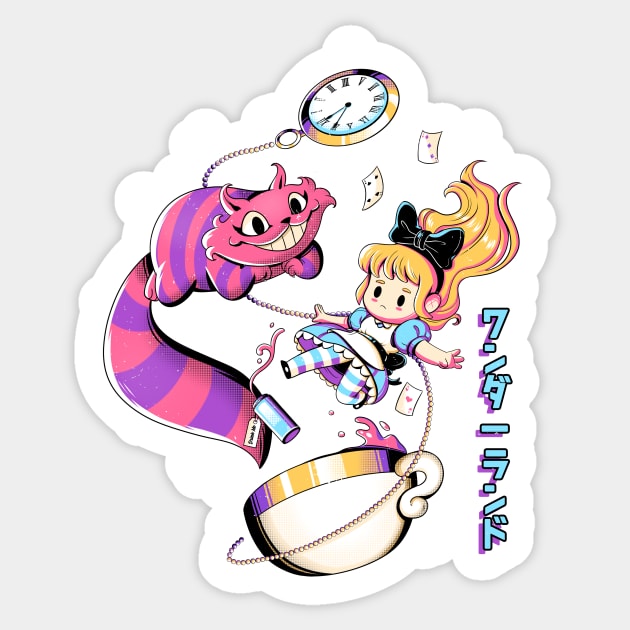 Wonderland Sticker by TheDody36